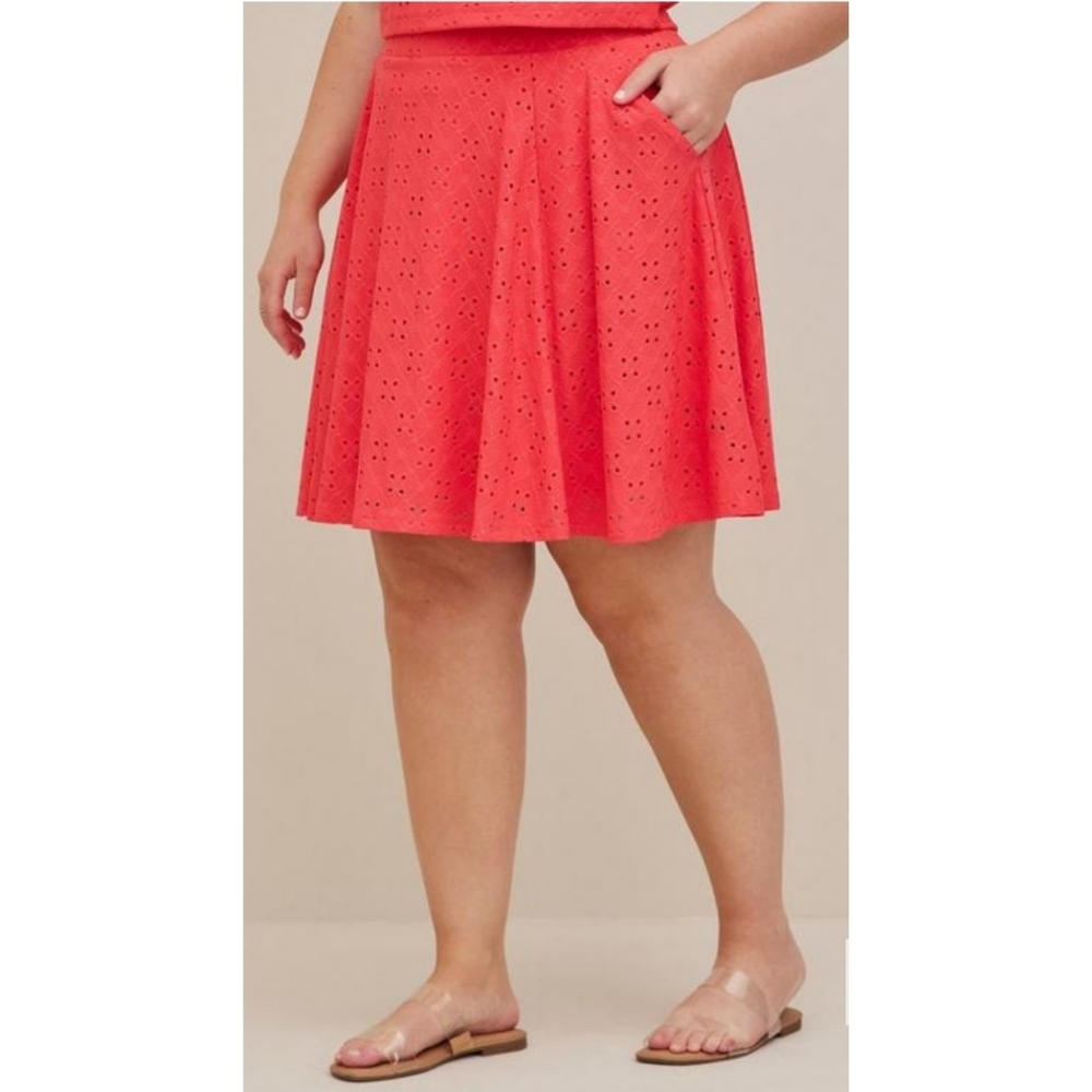 Torrid Coral Skirt Set - Picture 4 of 5